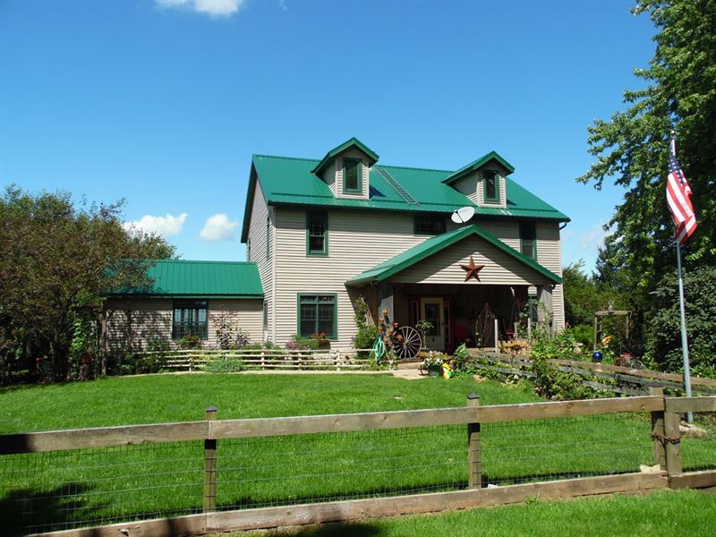 Horse Ranch & Cattle Farm Rock : Rock City : Stephenson County : Illinois