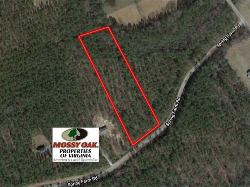 5 Acres of Hunting and Residential, Farm for Sale in Virginia, 213890