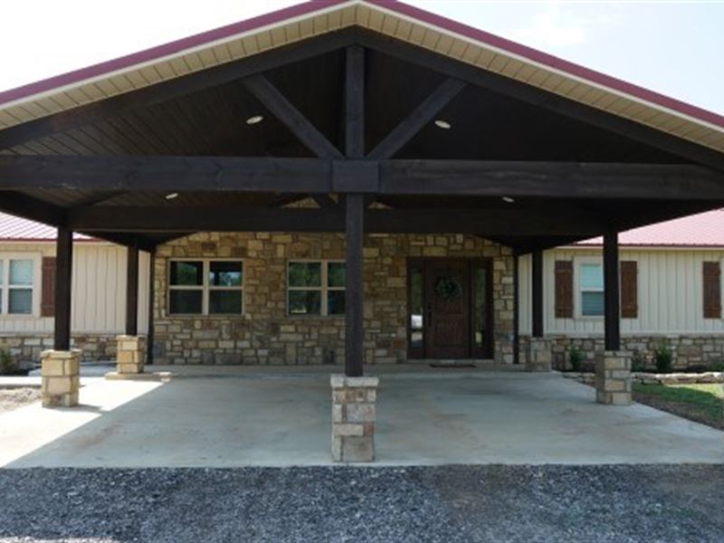 Oklahoma Country Custom Home : Poteau : Le Flore County : Oklahoma