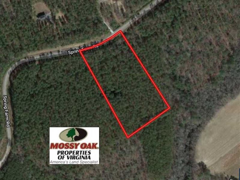 Under Contract, 6 Acres of Hunti : Dendron : Surry County : Virginia
