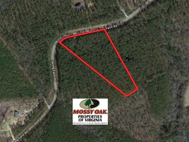 Under Contract, 6 Acres of Hunti : Dendron : Surry County : Virginia