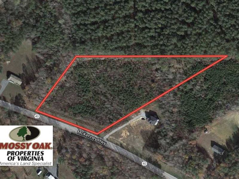 5 Acres of Residential or Hunting : McKenney : Dinwiddie County : Virginia