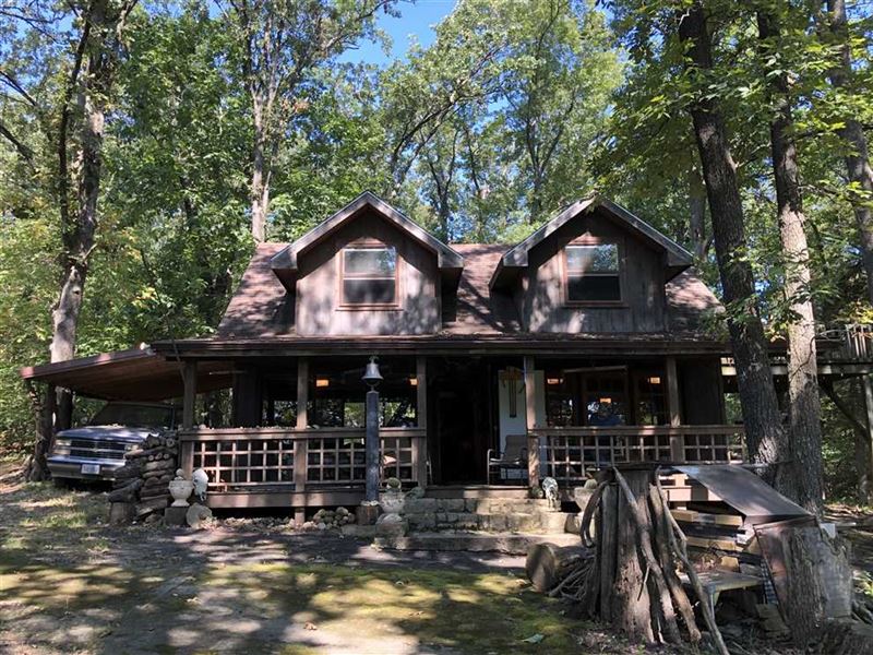 50 Acres with Two Cabins in St, Farm for Sale in Missouri, 215367