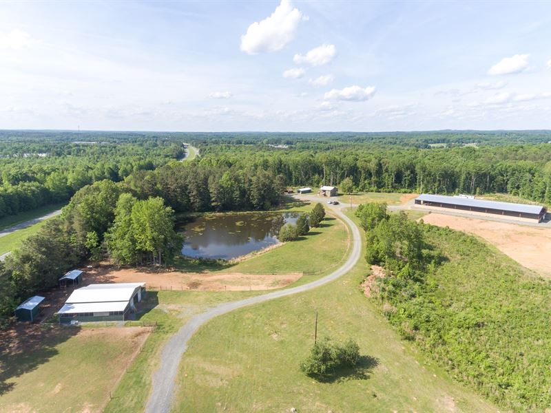 41 Acre Horse Farm & Log Home Farm for Sale in Siler City, Chatham