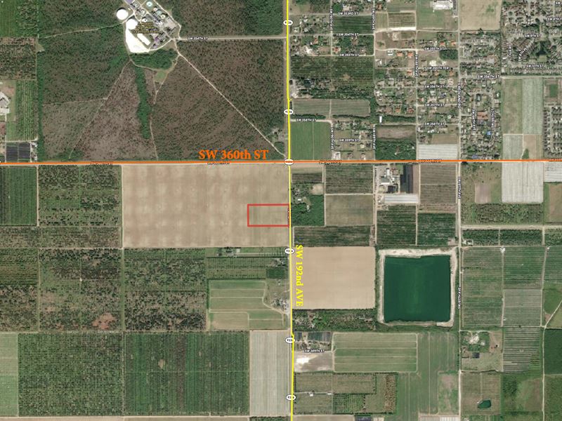 5 Acres Of Ag Land, Florida City, Farm for Sale in Florida, 216507