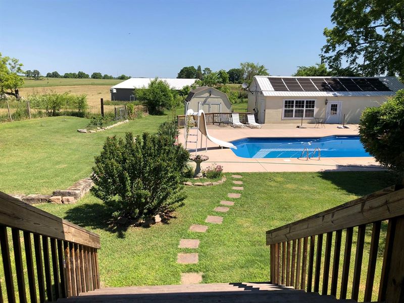 Large Home, Pool Land, Ava MO, Farm for Sale in Missouri, 218459