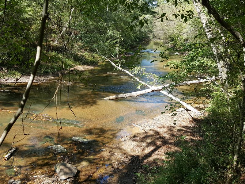 3 Miles Of Crooked Creek Runs Thru : Lineville : Clay County : Alabama