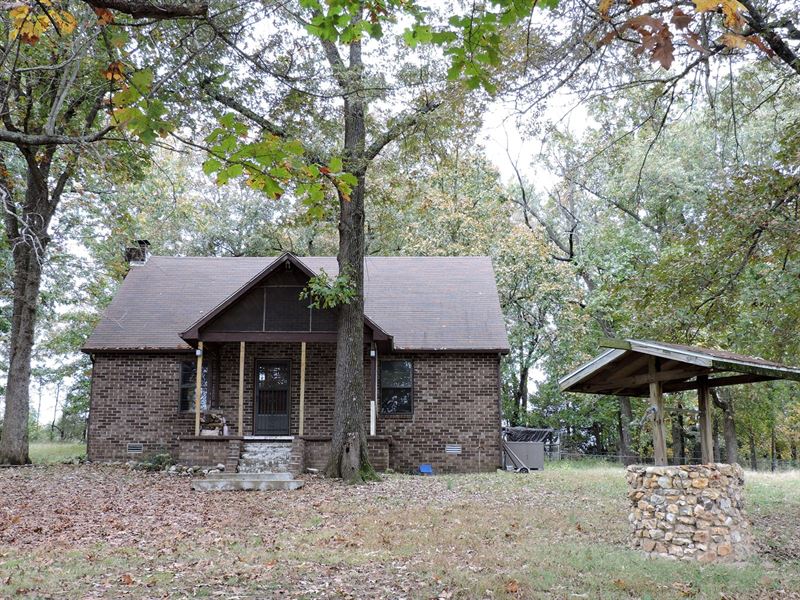 Brick Home 5.56 Acres Valley Farm for Sale in Valley Springs, Boone