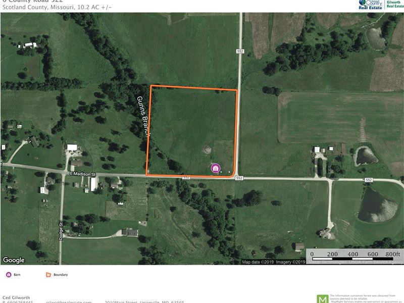 10 Acres Tillable Land Memphis, MO Farm for Sale in Memphis, Scotland
