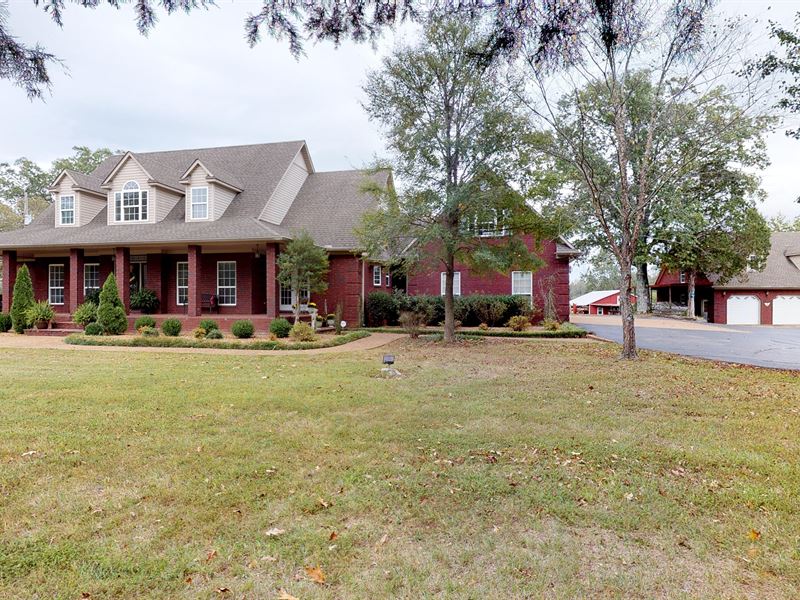 Country Home with Barn & Pond, Farm for Sale in Tennessee, 222219 FARMFLIP