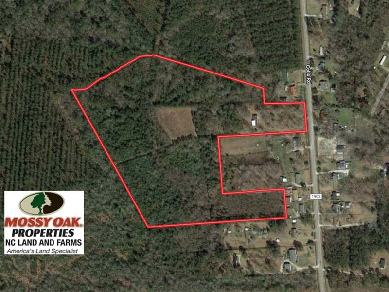 Under Contract, 27 Acres of Hunt Farm for Sale in Kinston, Lenoir