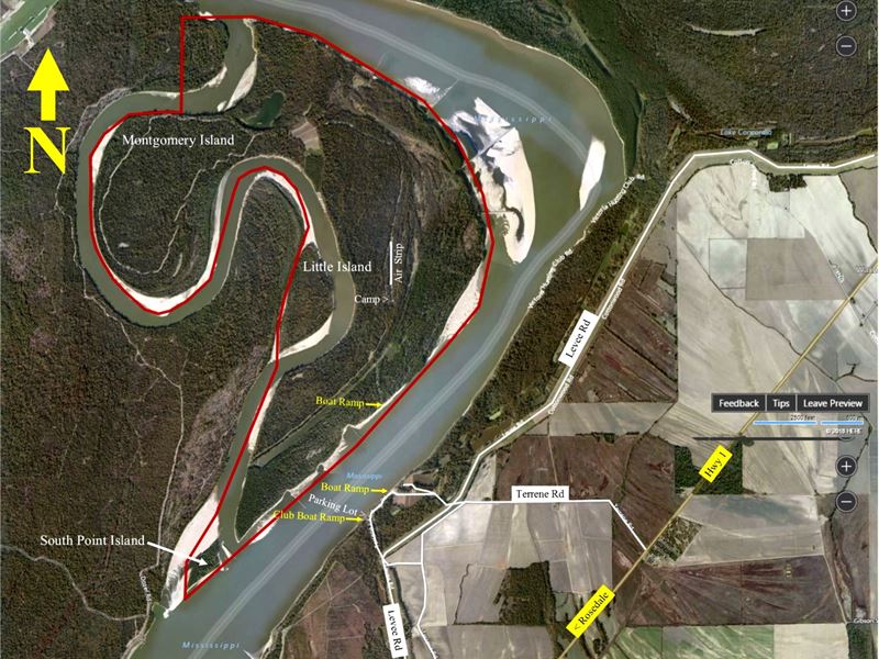 Montgomery Island Hunting Club : Arkansas City : Desha County : Arkansas
