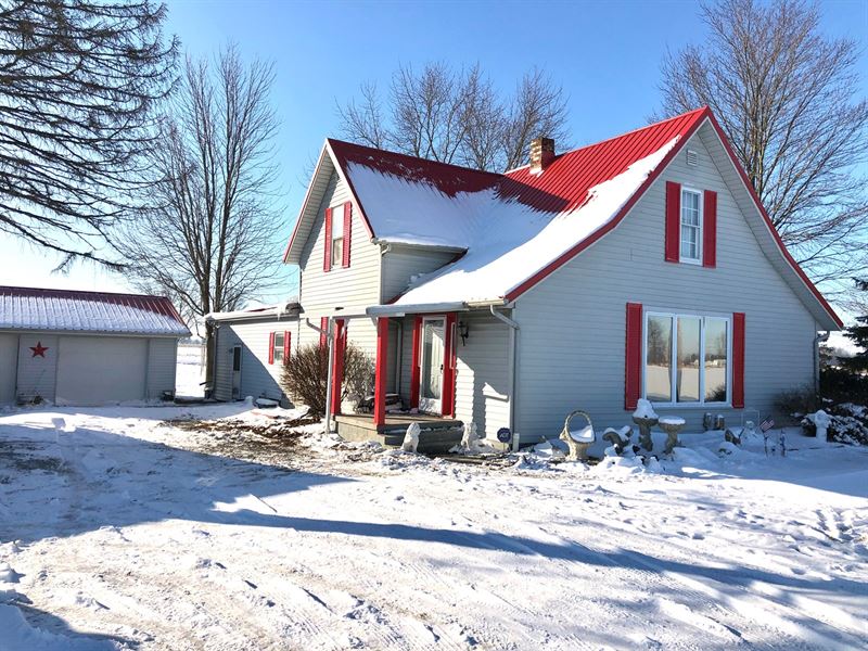 Country Home for Sale Anderson, Farm for Sale in Indiana, 226411