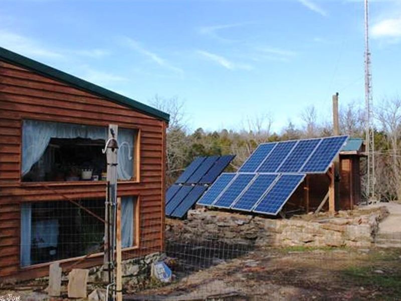 Off Grid Creek Front Property : Evening Shade : Sharp County : Arkansas