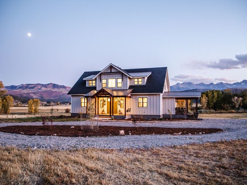 Dallas Creek Mountain Farmhouse : Montrose : Ouray County : Colorado