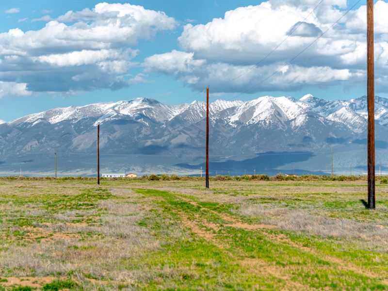 Lot w Electricity & Mountain Views : Alamosa : Alamosa County : Colorado