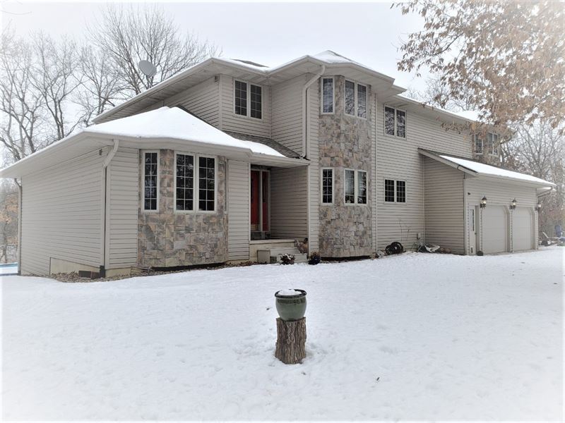 Lee Co, Iowa Country Home Acreage, Farm for Sale in Iowa, 230490