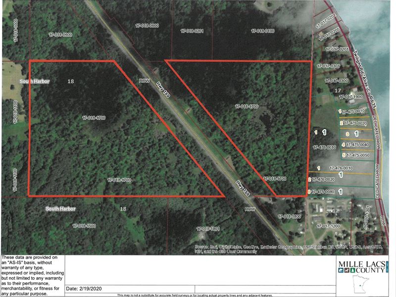 Mille Lacs County Land For Sale Farm for Sale in Onamia, Mille Lacs