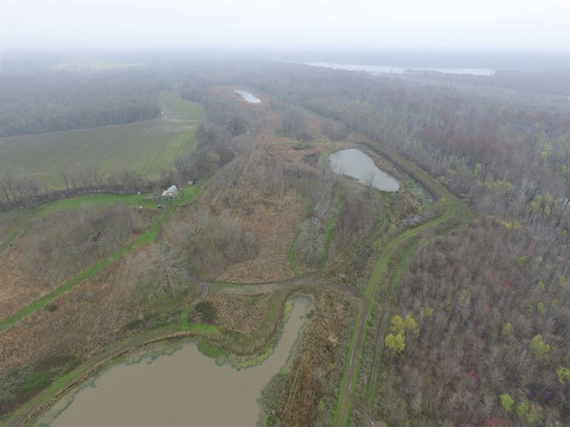 138+/- Acres Hunting Land & Camp : Lettsworth : Pointe Coupee Parish : Louisiana