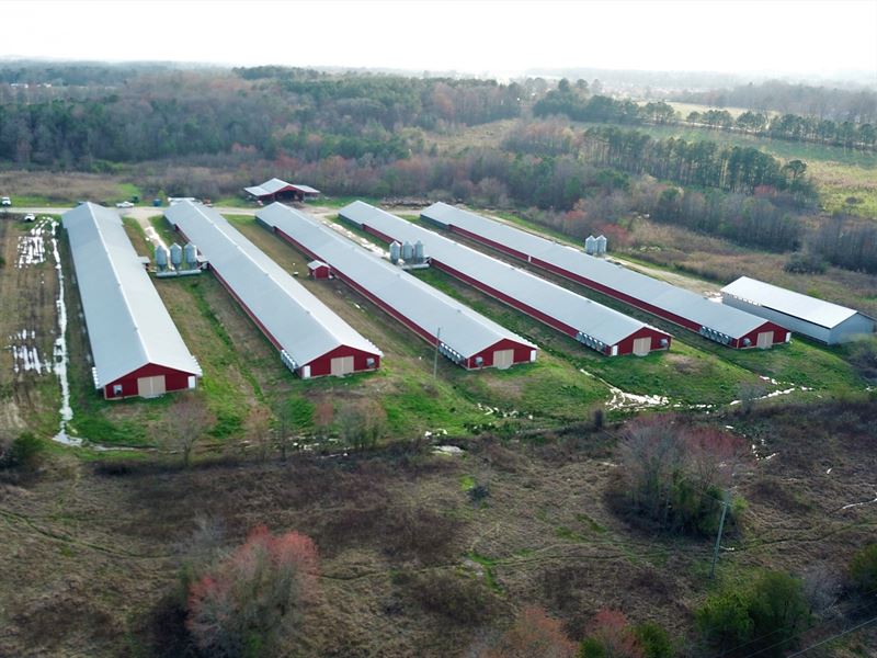 T&W Poultry Five House Bro, Farm for Sale in Alabama, 234619 FARMFLIP