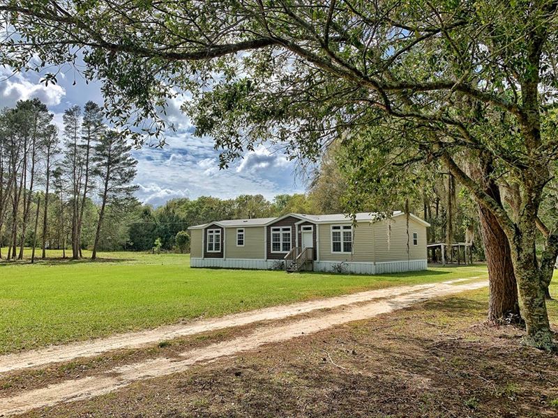 Country Home, 5 Acres Trenton, Farm for Sale in Florida, 234945 FARMFLIP