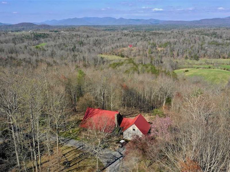 84 Acres With Mountain Views & Cus Farm for Sale in Monroe, Amherst