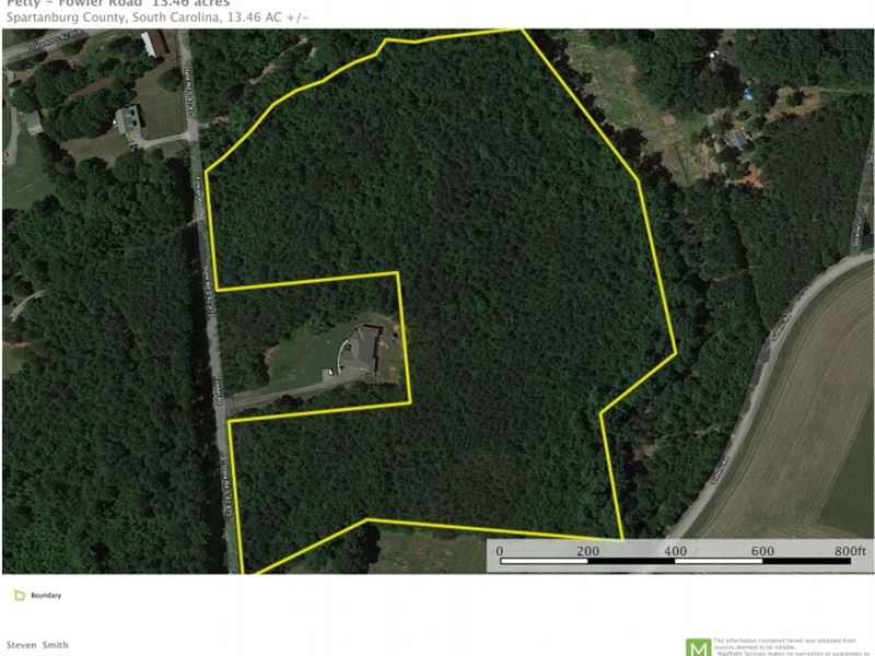 13.46 Acres Of Wooded Land, Farm for Sale in South Carolina, 236826