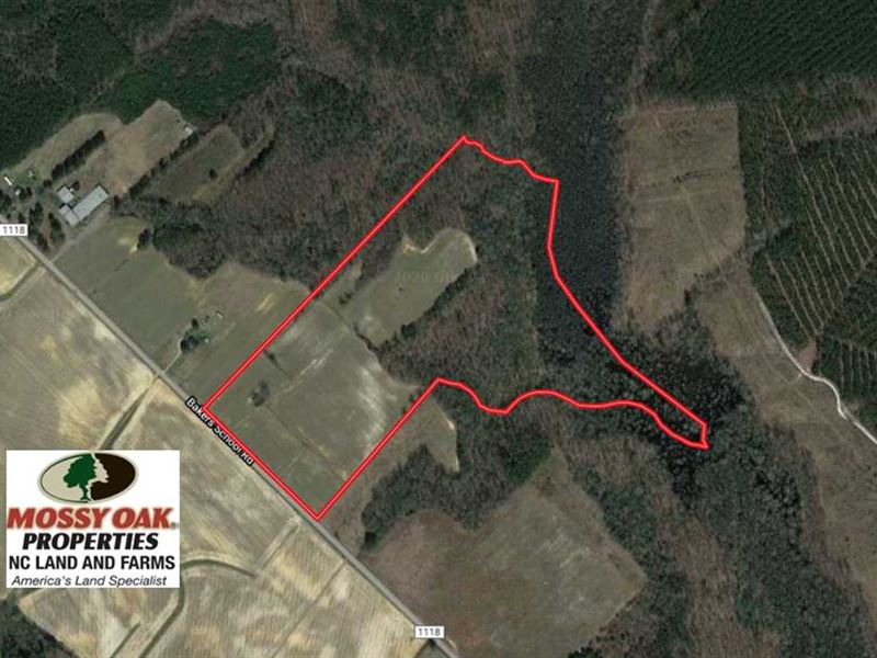 49 Acres of Farm And Timber Farm for Sale in Scotland Neck, Halifax County, North Carolina