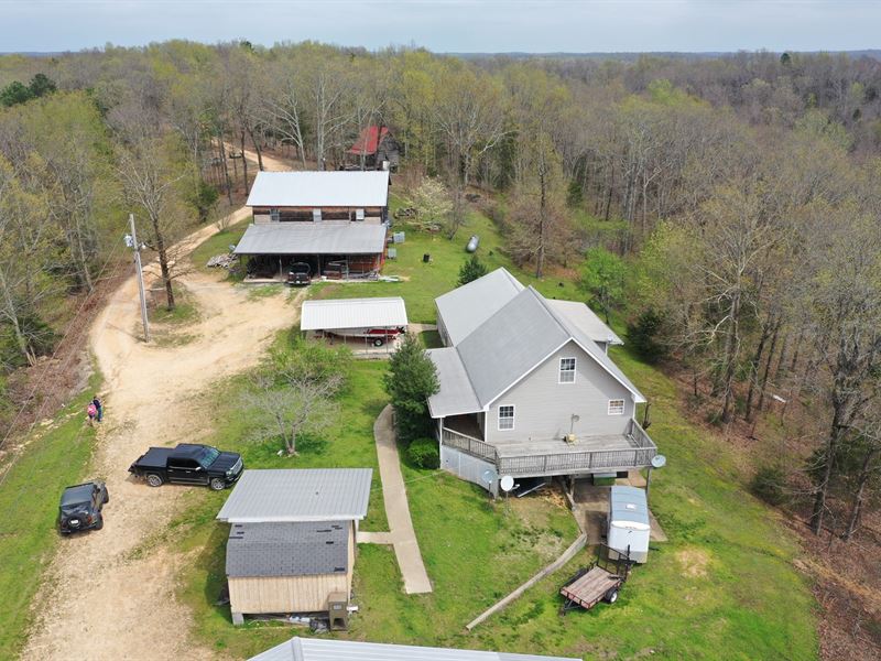 2 Homes, Shop, 102 Acres Timber, Farm for Sale in Tennessee, 238617