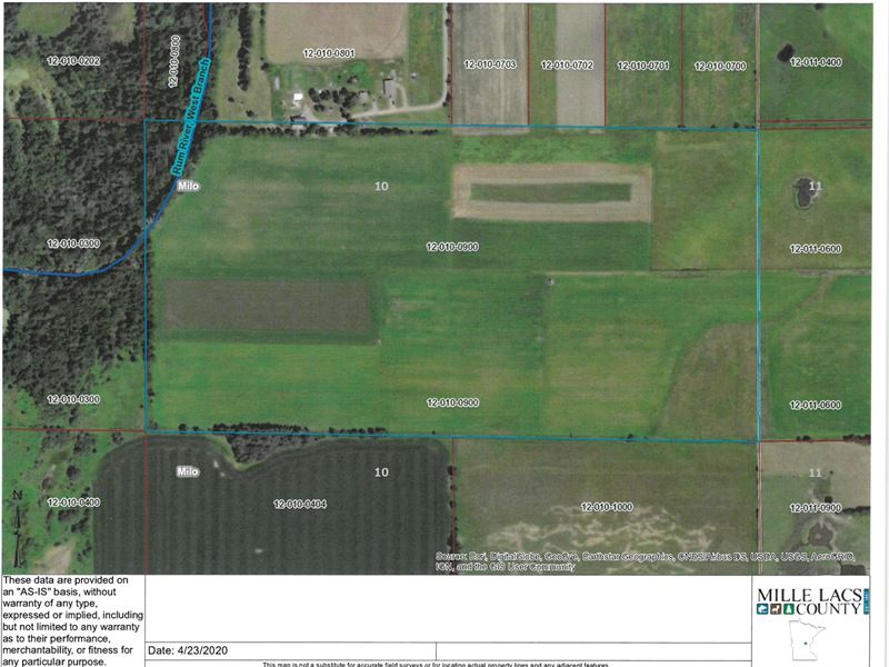 Mille Lacs County Tillable Land, Farm for Sale in Minnesota, 238718 FARMFLIP
