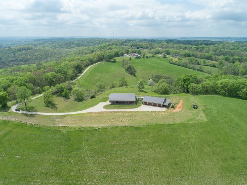 Remarkable Home on 148 Acres Farm for Sale in Columbia, Maury County