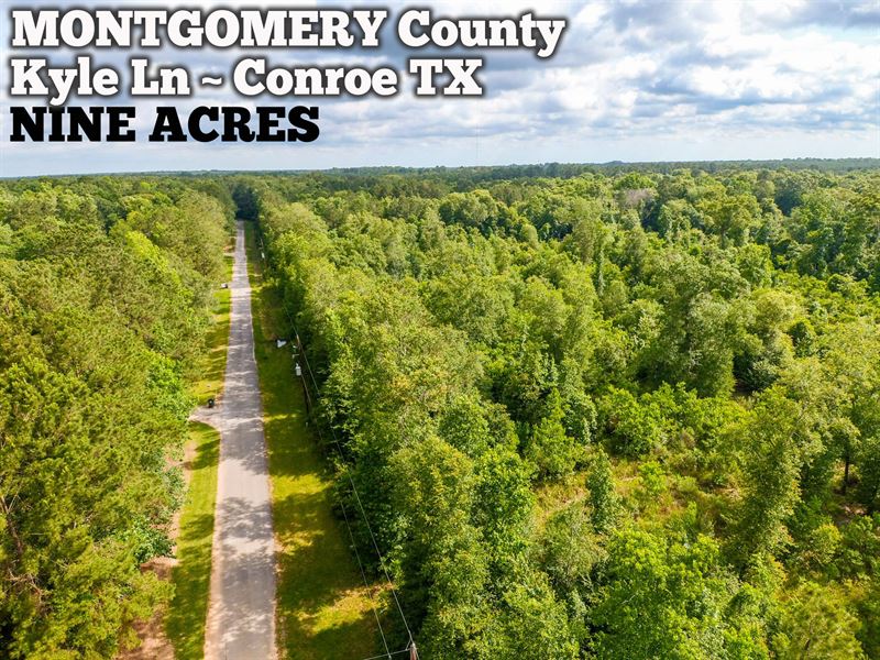 9 Acres in Montgomery County, Farm for Sale in Texas, 240865 FARMFLIP