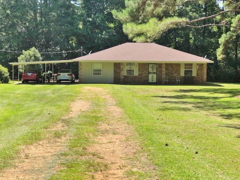 Home And 5 Acres On Magnolia Holme Farm for Sale in Pike County, Mississippi 243694