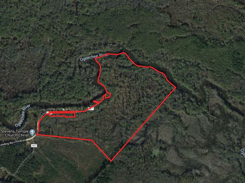 Riverfront Recreational Property : Statesboro : Bulloch County : Georgia