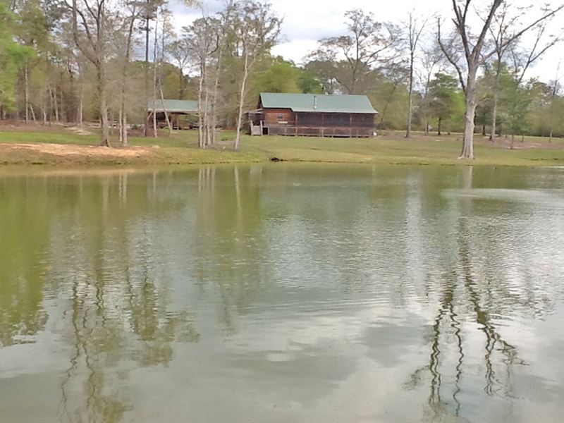 Hillier Cabin and Pond : Dozier : Crenshaw County : Alabama