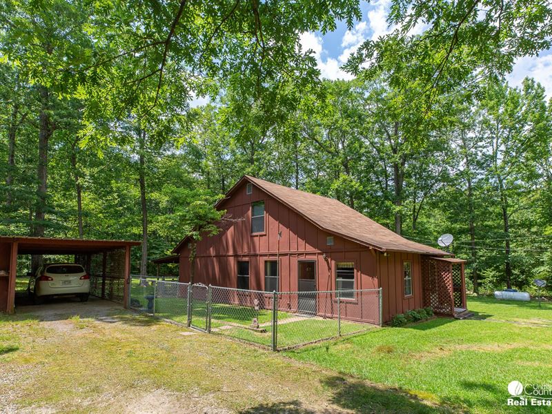 Cozy Home Adjoining National Forest Farm for Sale in Mena, Polk