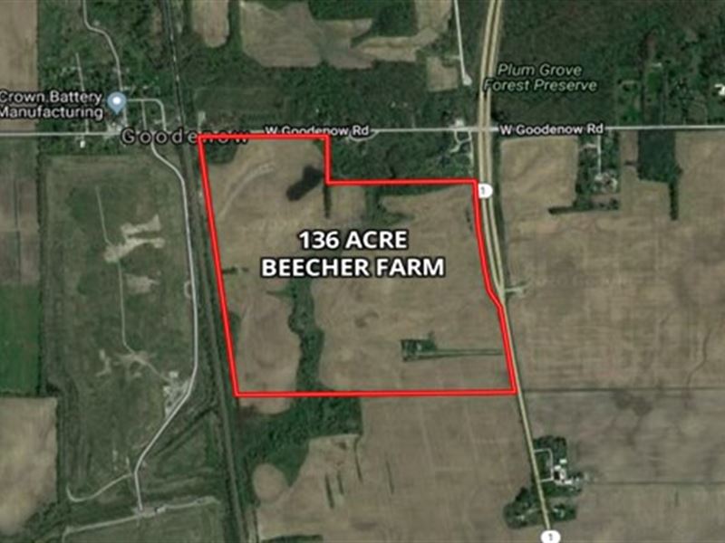 130 Acre Beecher Farm, Farm for Sale in Illinois, 246294 FARMFLIP