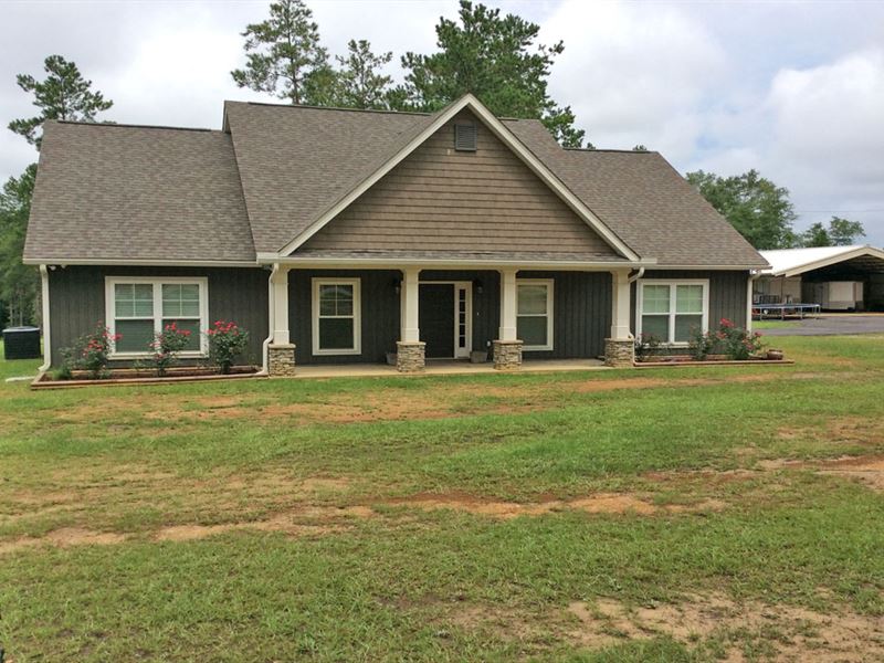 Ivy Road House Farm for Sale in Brantley, Crenshaw County, Alabama