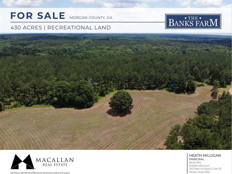 The Banks Farm, County, GA, Farm for Sale in 247092
