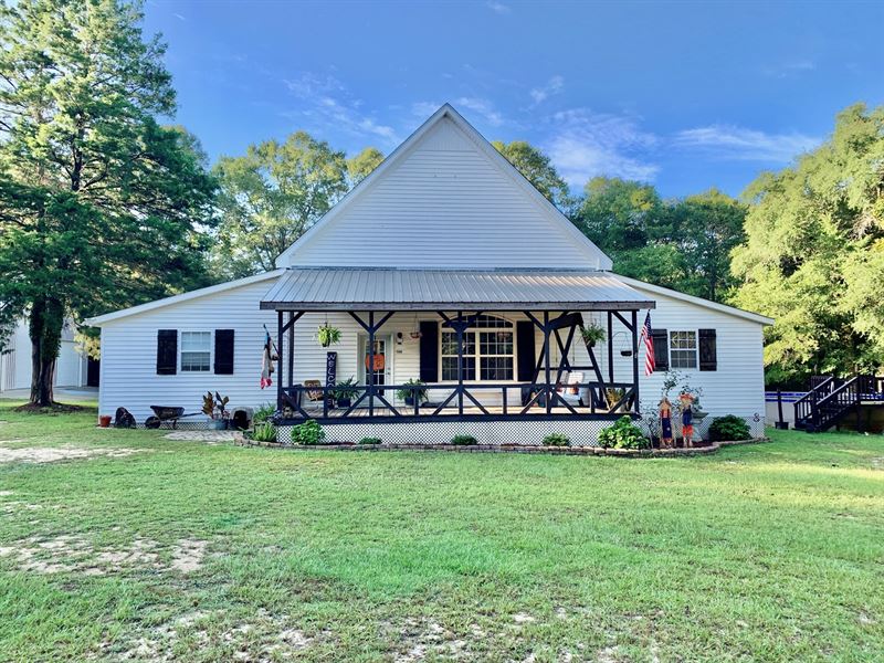 Historic Home Hartford Al, Geneva Farm for Sale in Hartford, Geneva