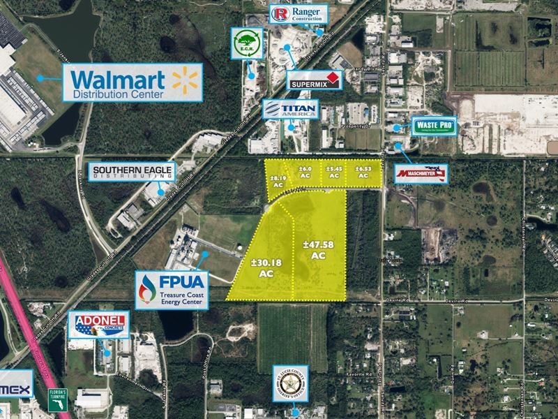 Treasure Coast 104 Ac Assemblage : Fort Pierce : Saint Lucie County : Florida