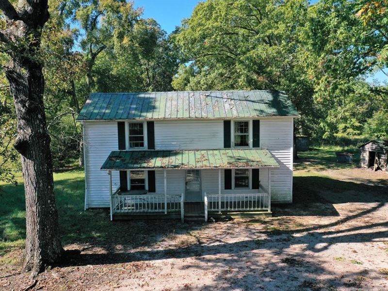 Mini Farm Southern VA Kerr Lake : Red Oak : Charlotte County : Virginia