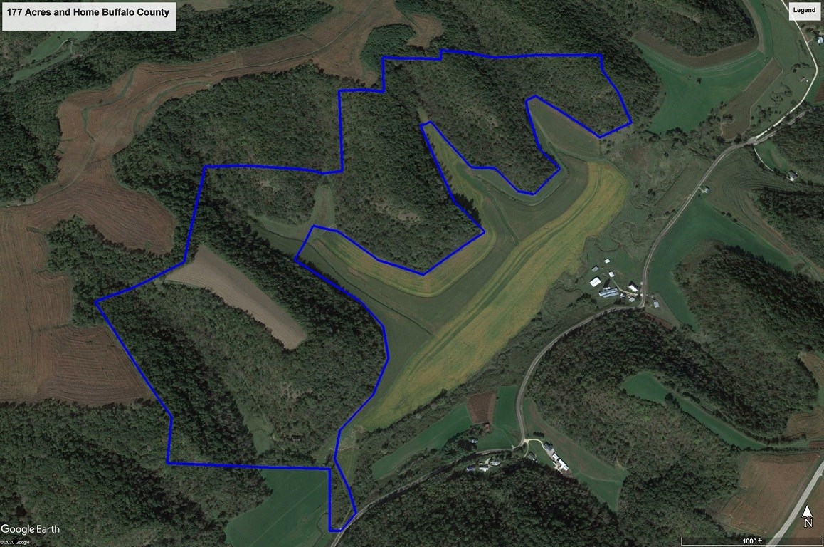 177 Acres Buffalo County, WI, Farm for Sale in Wisconsin, 256810