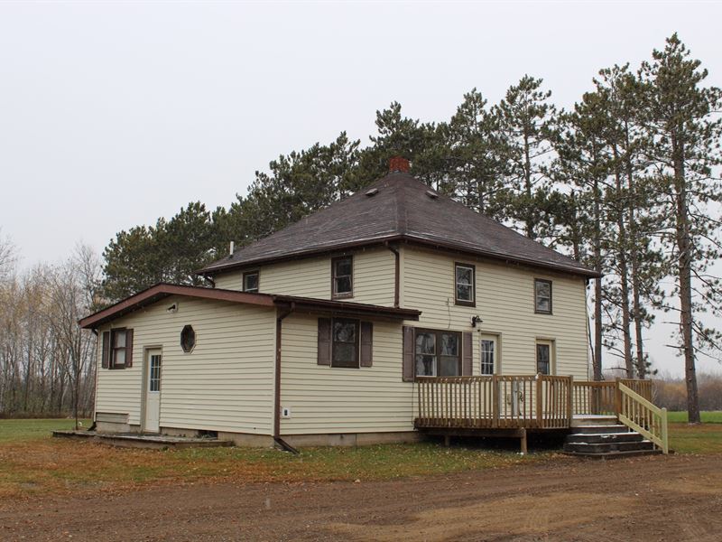 Milaca 5 Acre Country Home for Sale, Farm for Sale in Minnesota