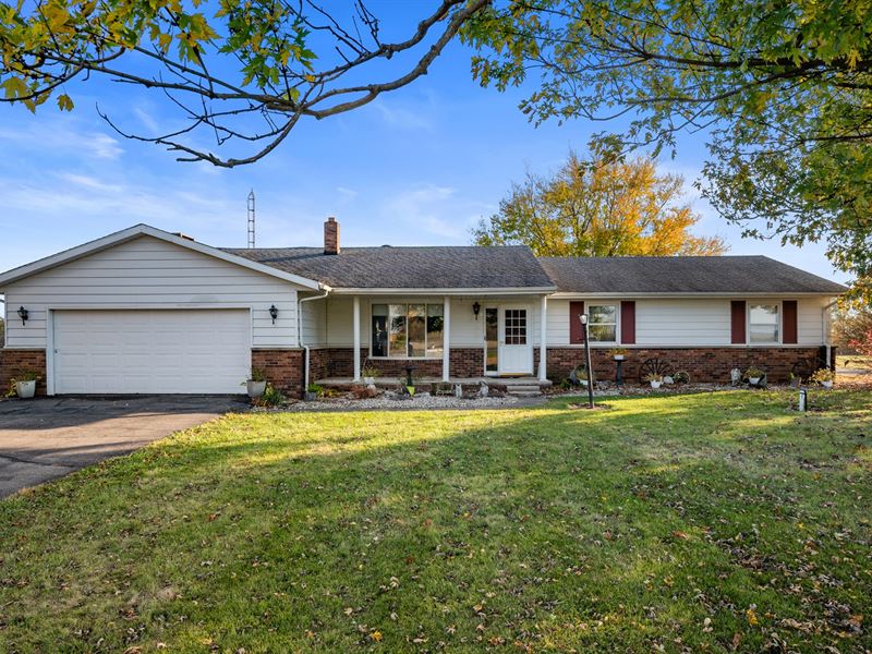 Country Home for Sale Redkey, Farm for Sale in Indiana, 258592 FARMFLIP