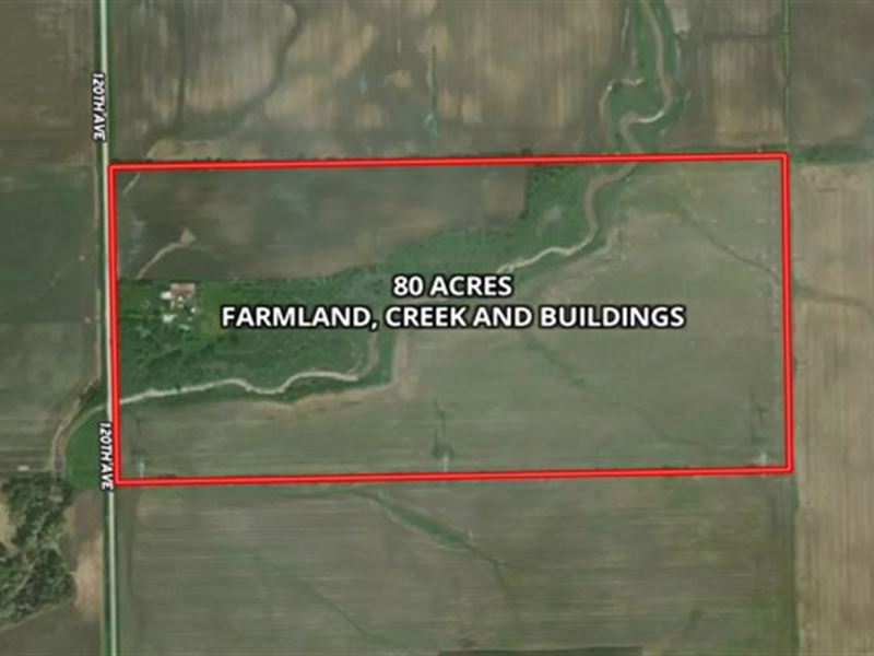 80 Acre Peotone Kahn Farm & Bldgs, Farm for Sale in Illinois, 260436