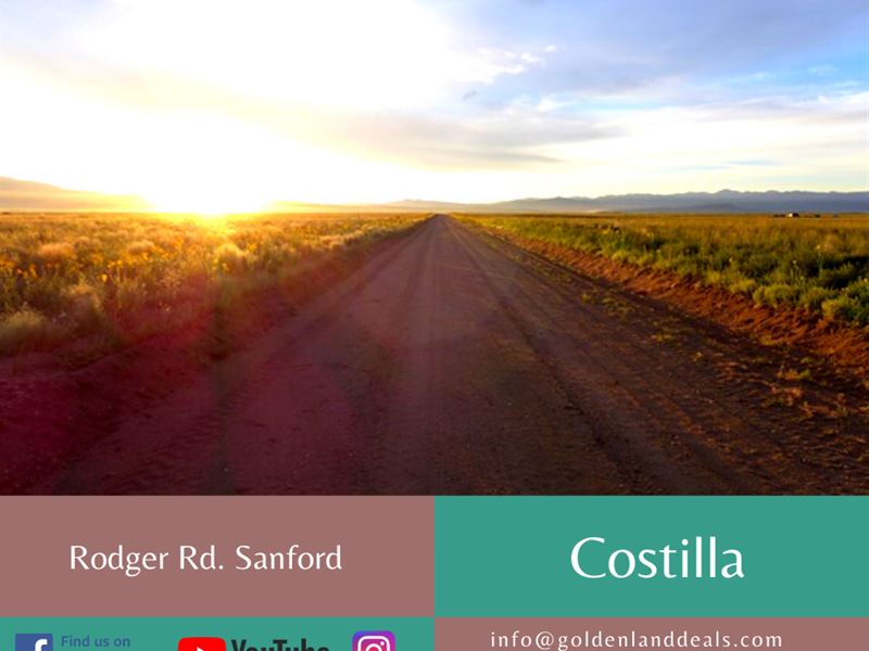 40 Acres in Rodger Rd Sanford : Sanford : Costilla County : Colorado