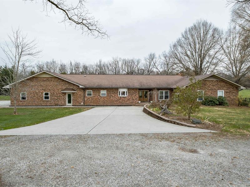 Private Brick Ranch Home Acreage, Farm for Sale in North Carolina