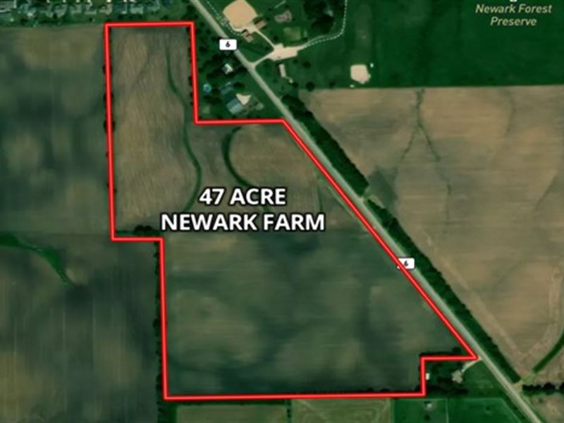47 Acre Newark Farm, Farm for Sale in Illinois, 265436 FARMFLIP
