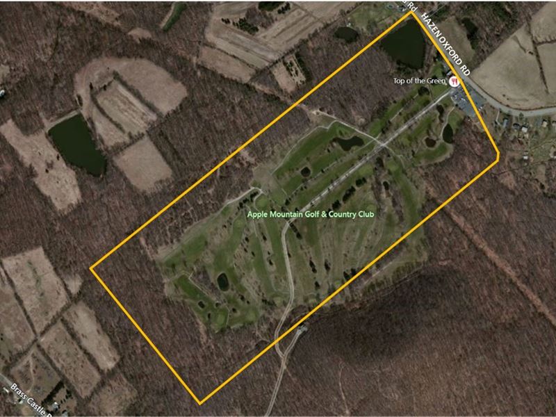 Former Apple Mountain Golf Club : Belvidere : Hunterdon County : New Jersey